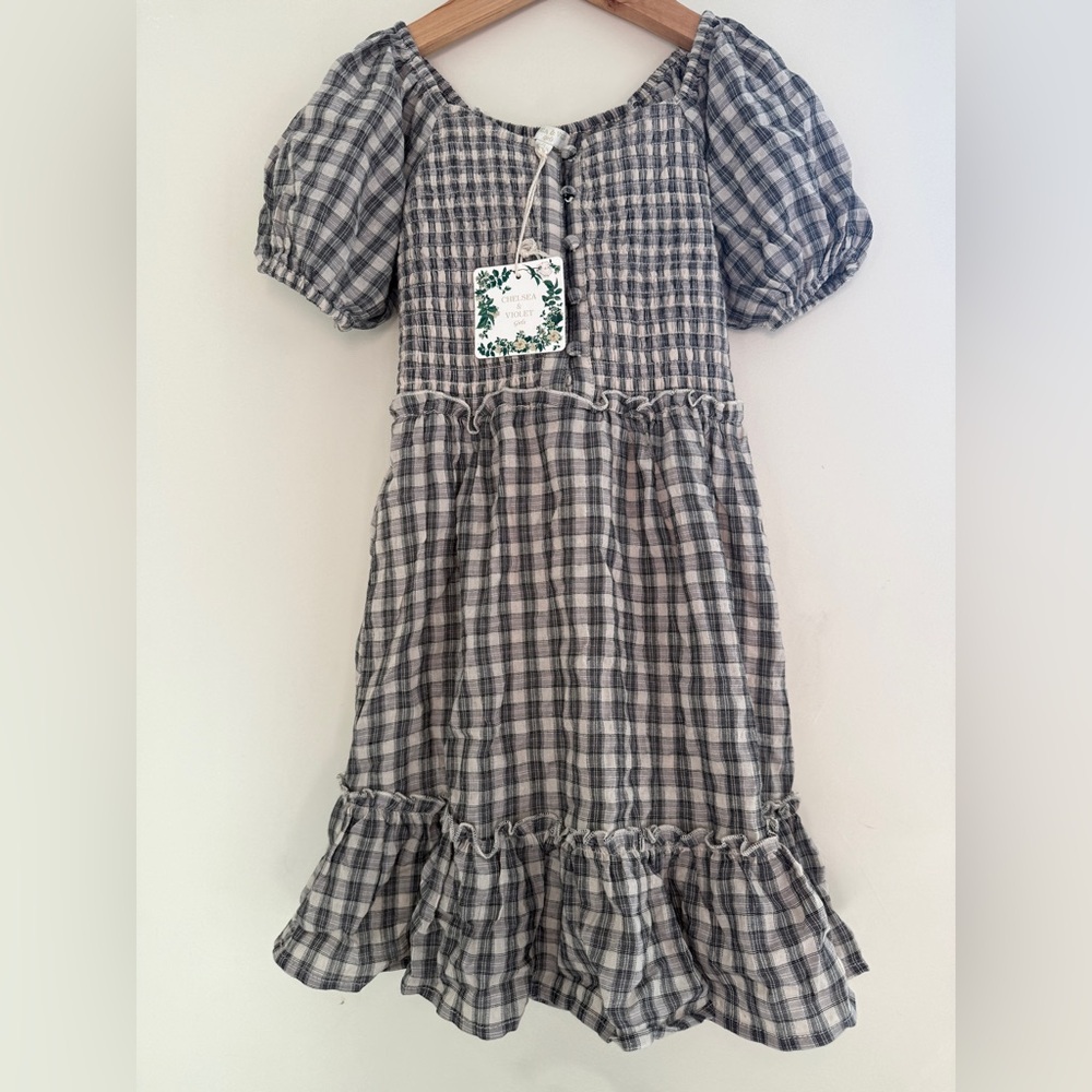 Chelsea and Violet Gingham Kids Dress